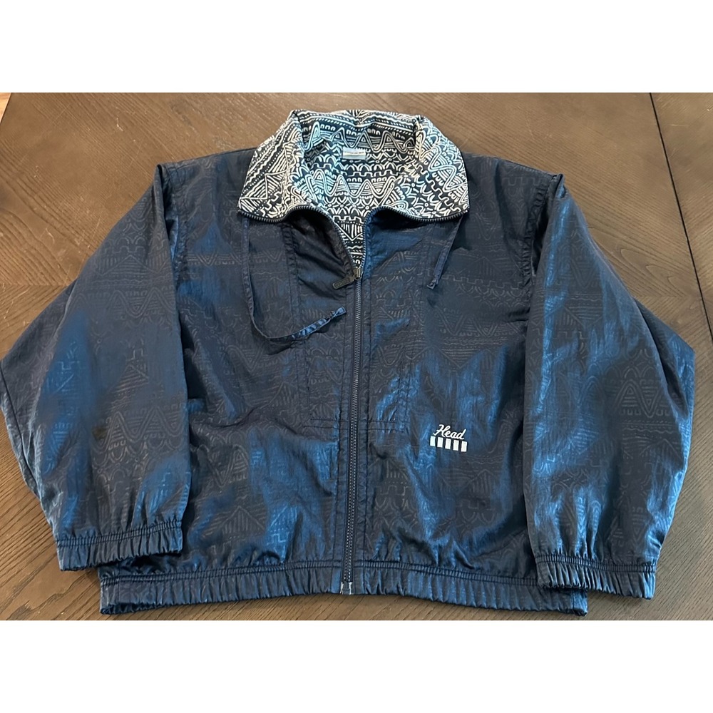 Vintage 80s / 90s Head Skiing Snowboarding Sportswear Aztec Jacket‎ *READ*